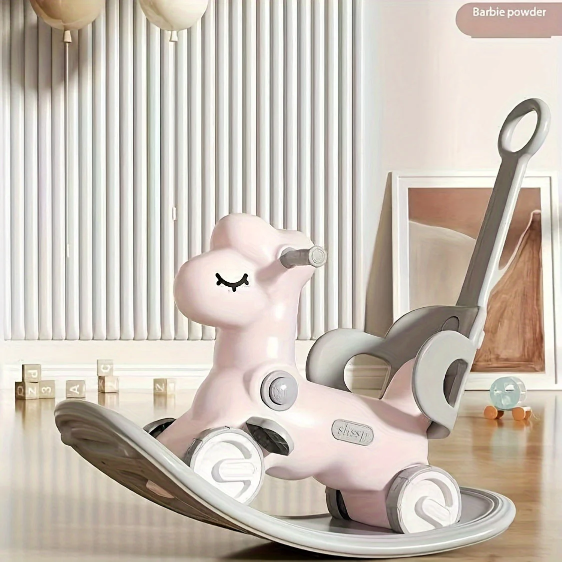 2-in-1 Rocking Horse & Balance Bike – WobbiRider - Image 6