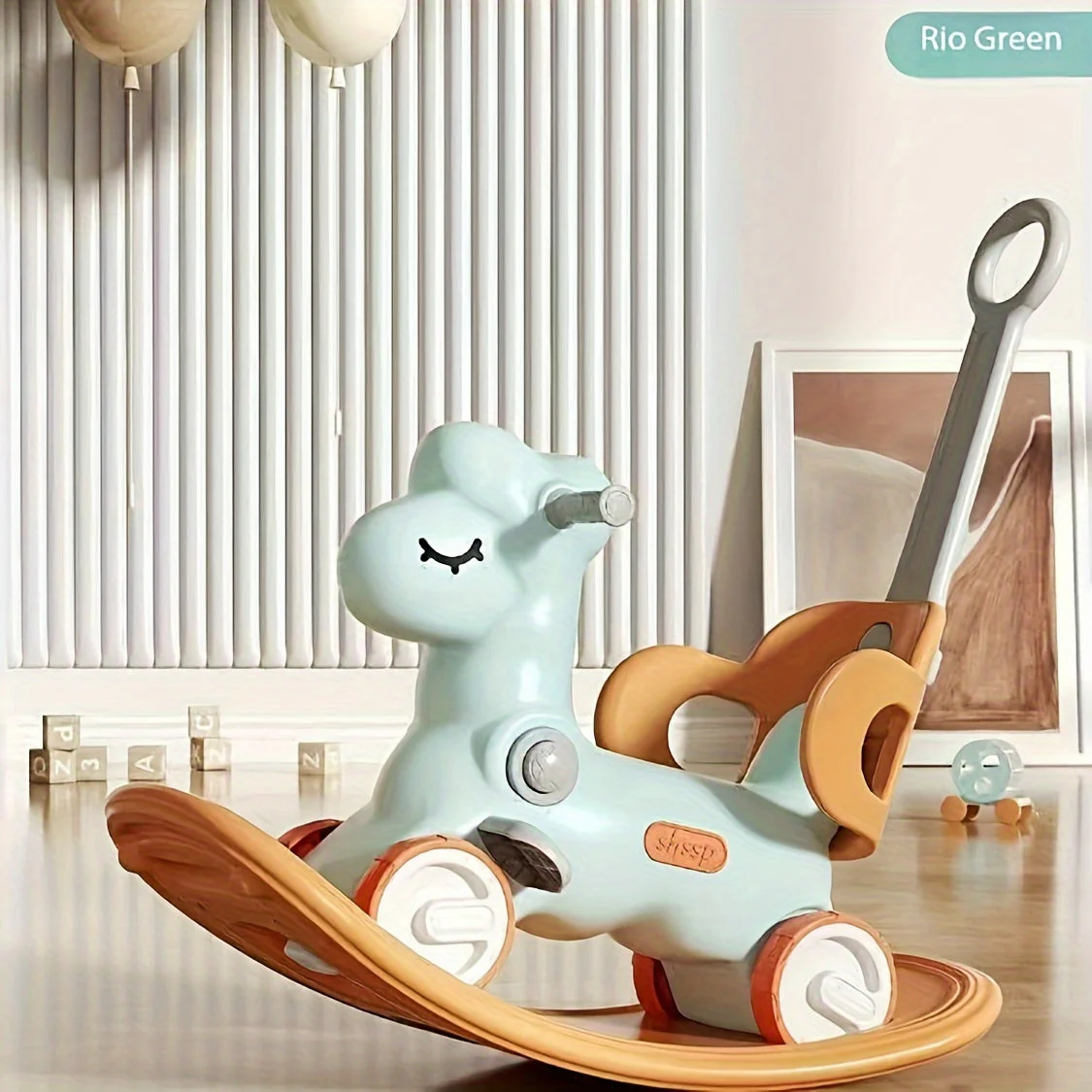 2-in-1 Rocking Horse & Balance Bike – WobbiRider - Image 8