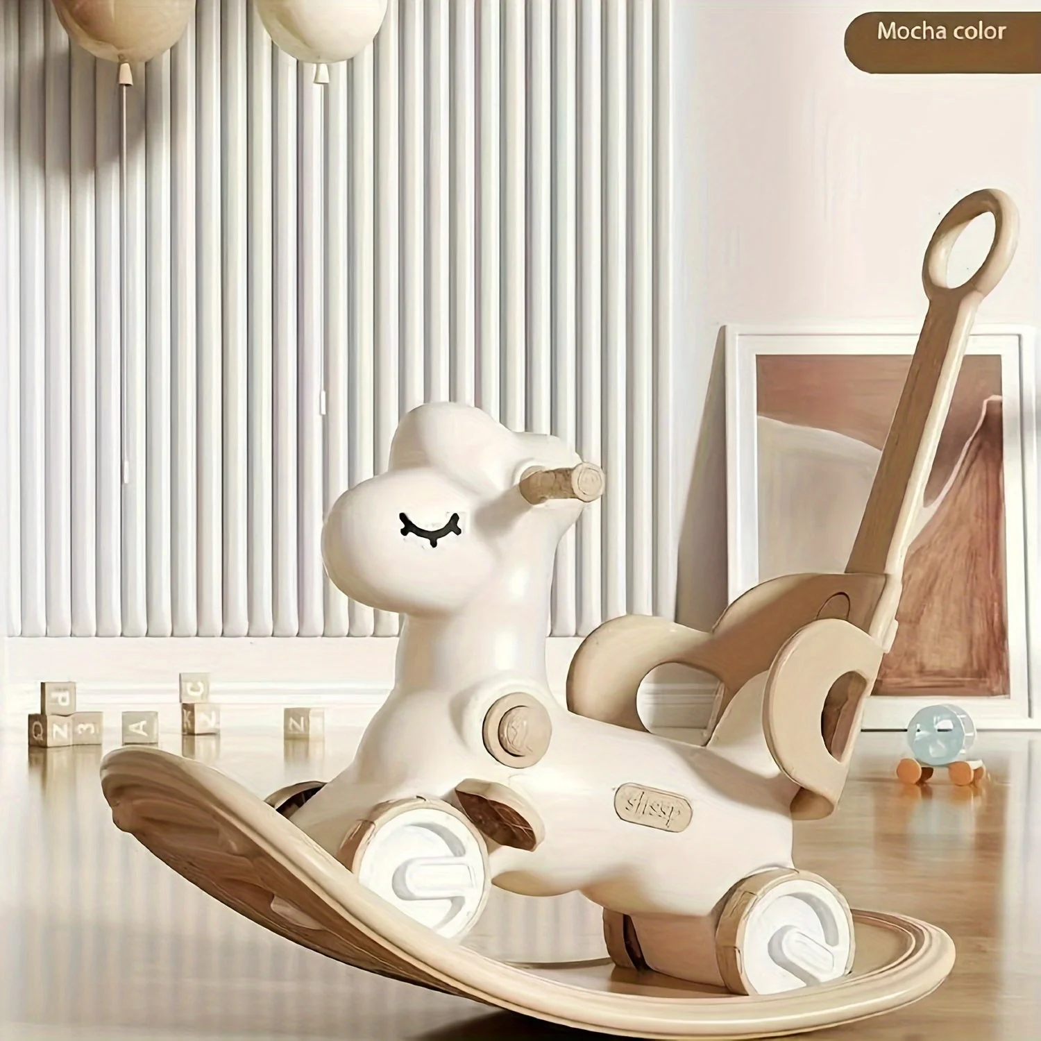 2-in-1 Rocking Horse & Balance Bike – WobbiRider - Image 9