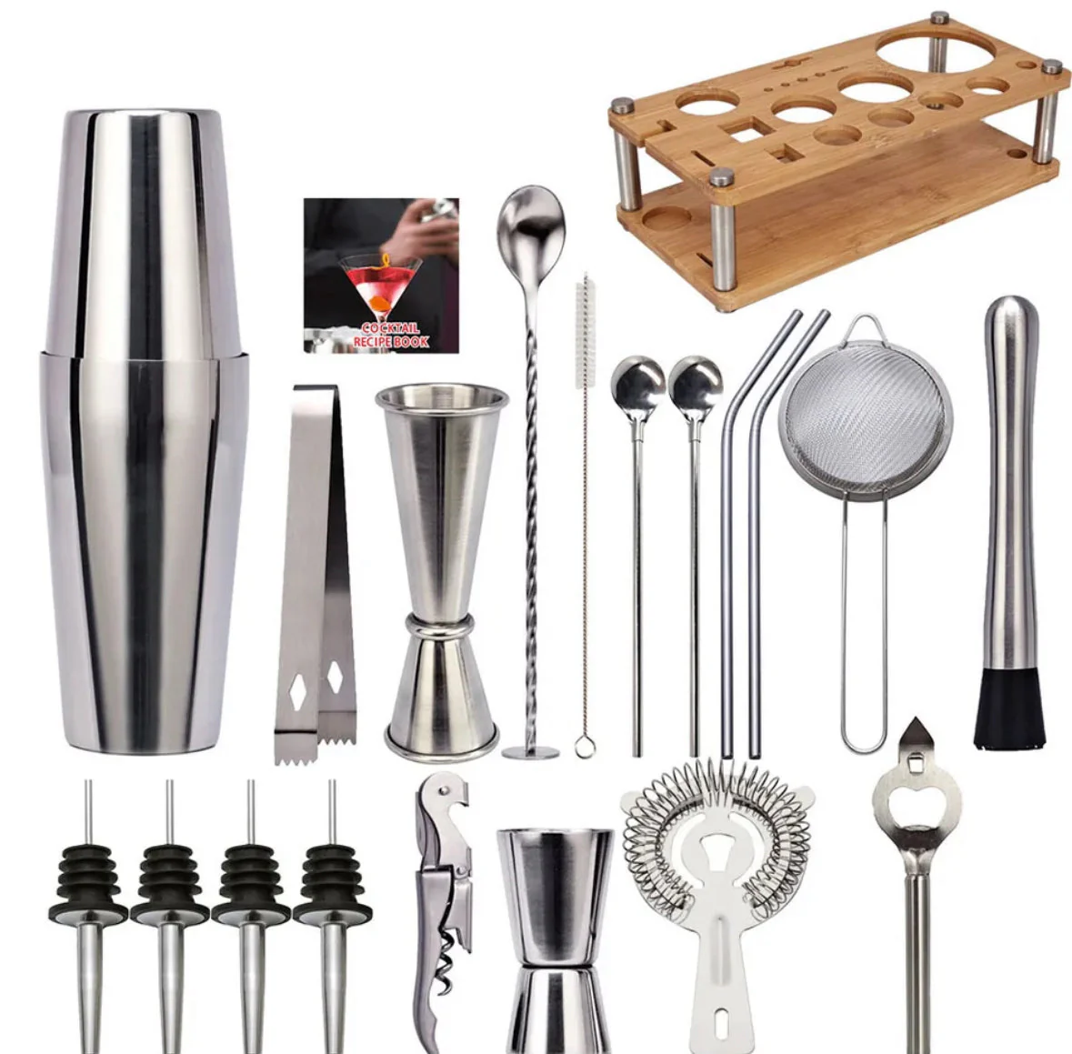 23-Piece Professional Bartender Set - ShakerPro - Image 5