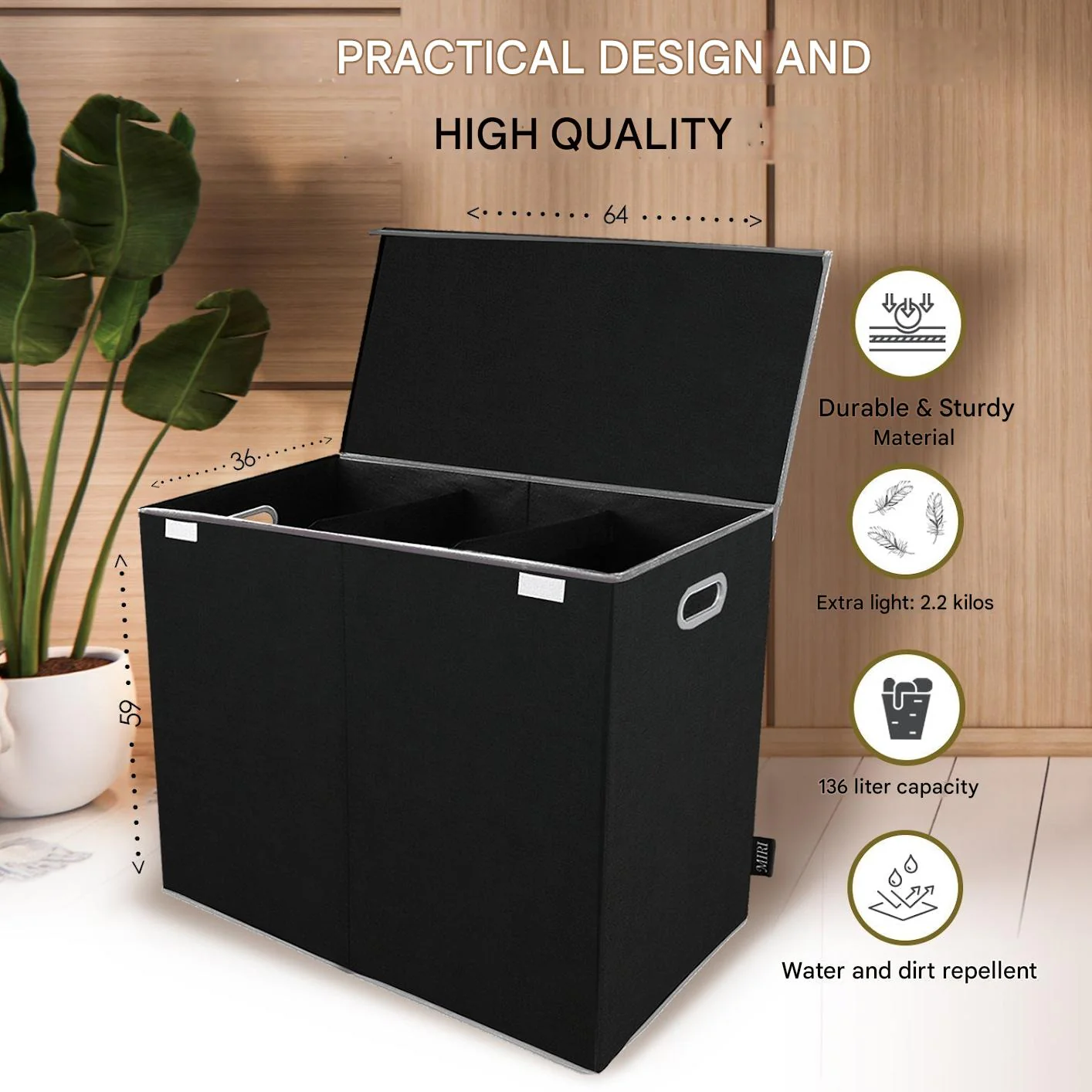 3-Cavity Washing Machine with Lid - Image 3