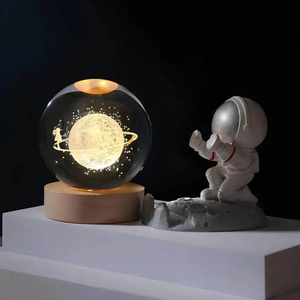 3D Engraved Crystal Sphere - Celestia - Image 9