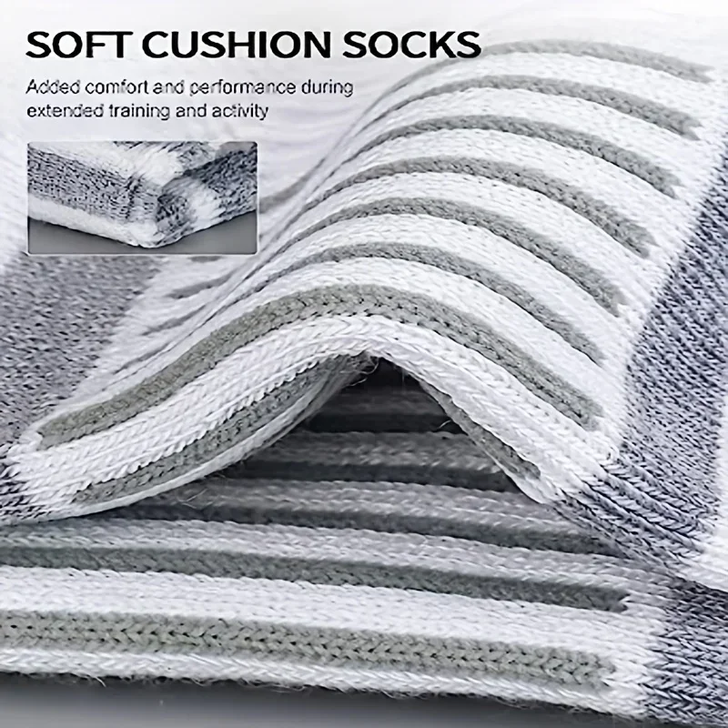 6 Pairs of Breathable Ankle Socks - ActiveRun - Image 2