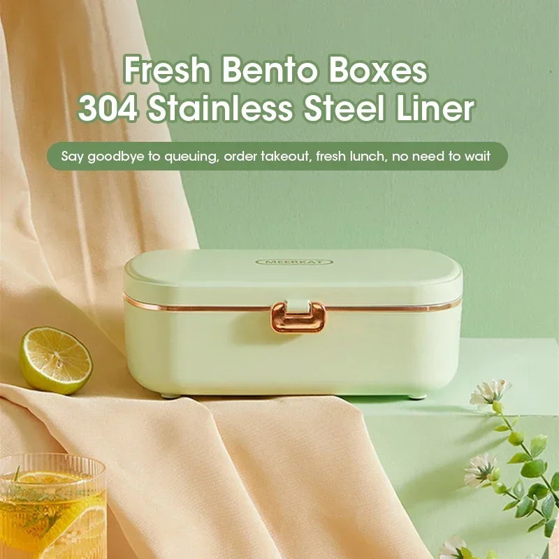 900ml Portable Electric Lunch Box Food Warmer with Steaming Function – HeatMate - Image 4