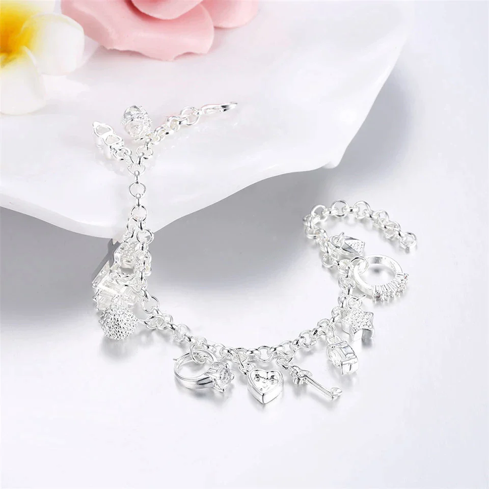 Elegant Women's Charm Bracelet | Lucky Jewellery