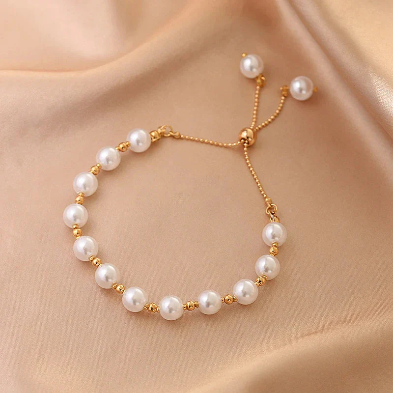 Adjustable Pearl Bracelet | Elegant & Versatile Jewellery - Image 3