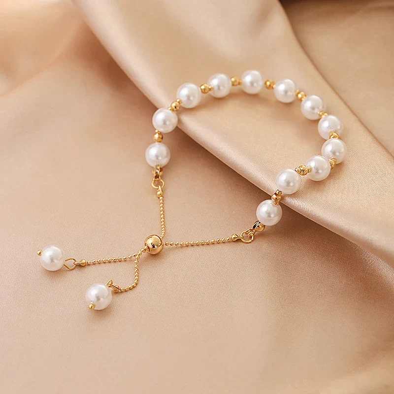 Adjustable Pearl Bracelet | Elegant & Versatile Jewellery - Image 4