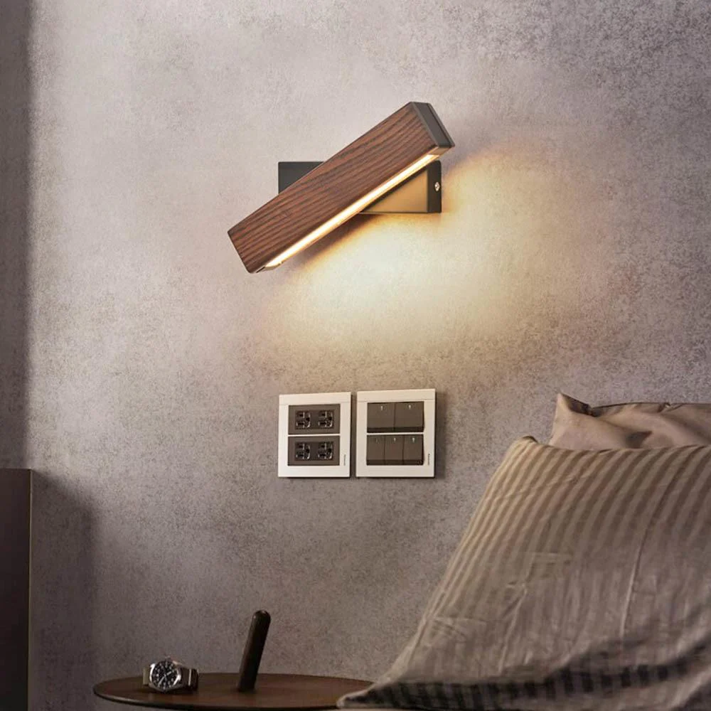 Adjustable Wooden LED Wall Light - Jasper - Image 5