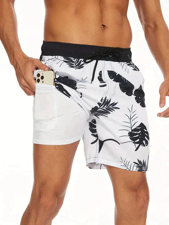 Adrik | Aqua Herren Badehose mit Handytasche - Image 2