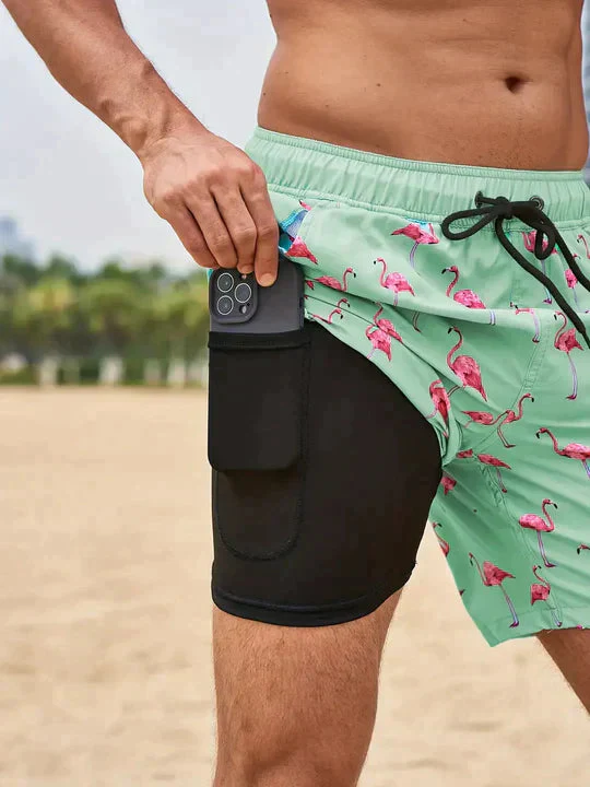 Adrik | Aqua Herren Badehose mit Handytasche - Image 3