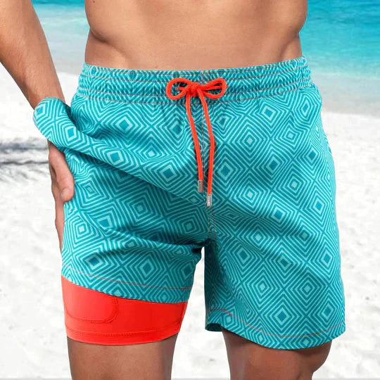 Adrik | Aqua Herren Badehose mit Handytasche - Image 5
