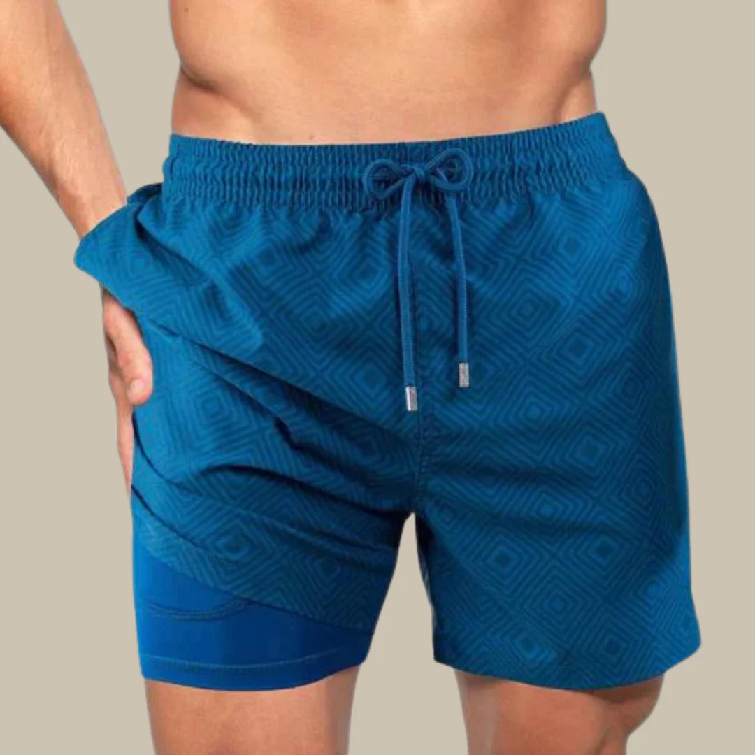 Adrik | Aqua Herren Badehose mit Handytasche - Image 6