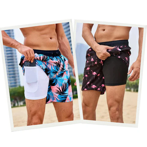 Adrik | Aqua Herren Badehose mit Handytasche - Image 7