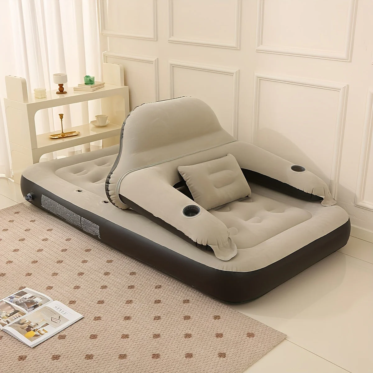 Air Mattress With Built-in Pump Backrest and Headboard - ComfortAir - Image 10