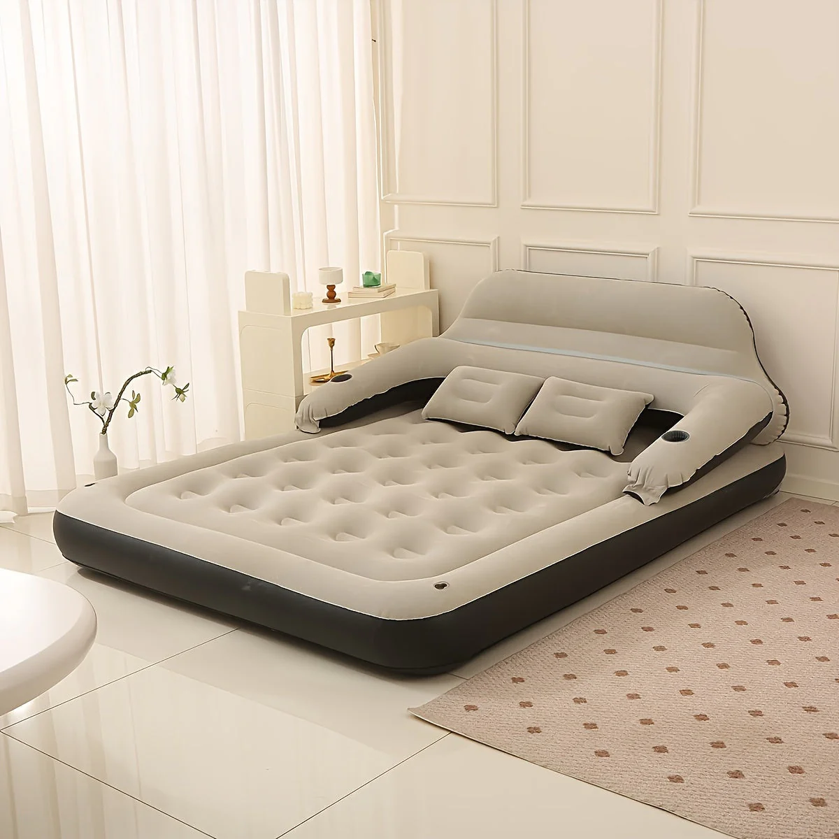 Air Mattress With Built-in Pump Backrest and Headboard - ComfortAir - Image 4