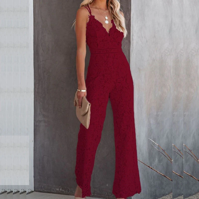 Airy & Fashionable Women's Ibiza Jumpsuit with High Waist – Amira - Image 4