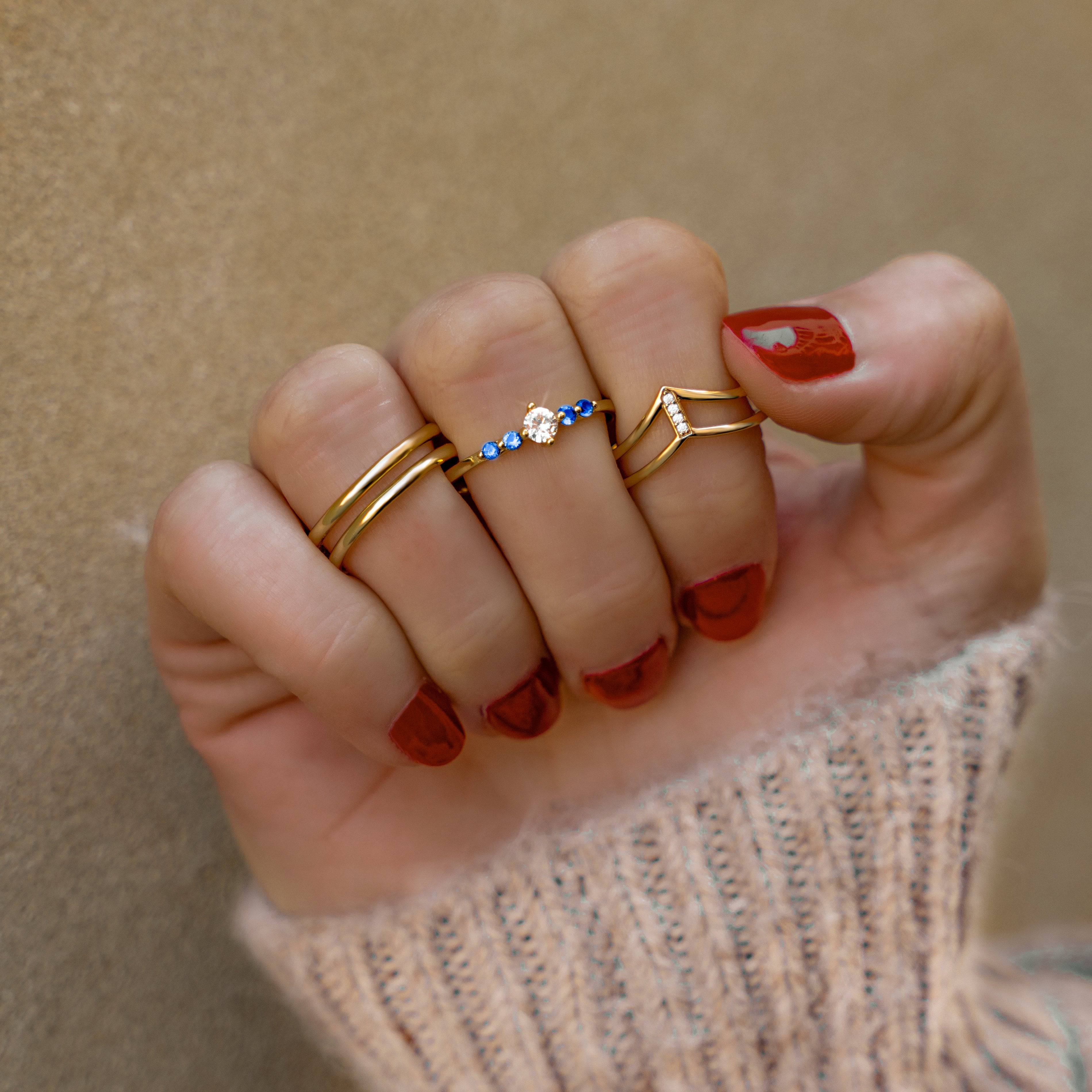 Amaya Open Double Ring - Image 2