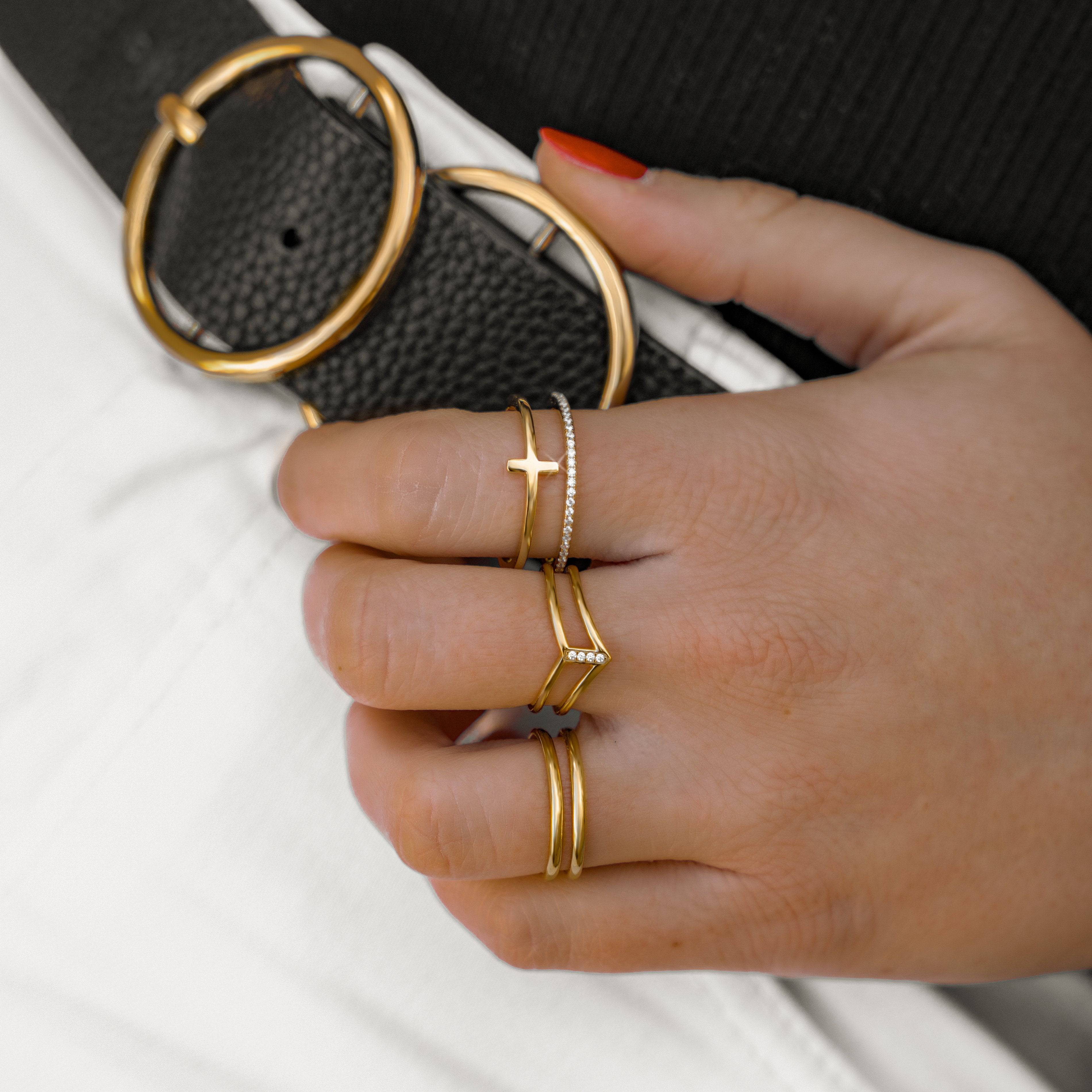 Amaya Open Double Ring - Image 3