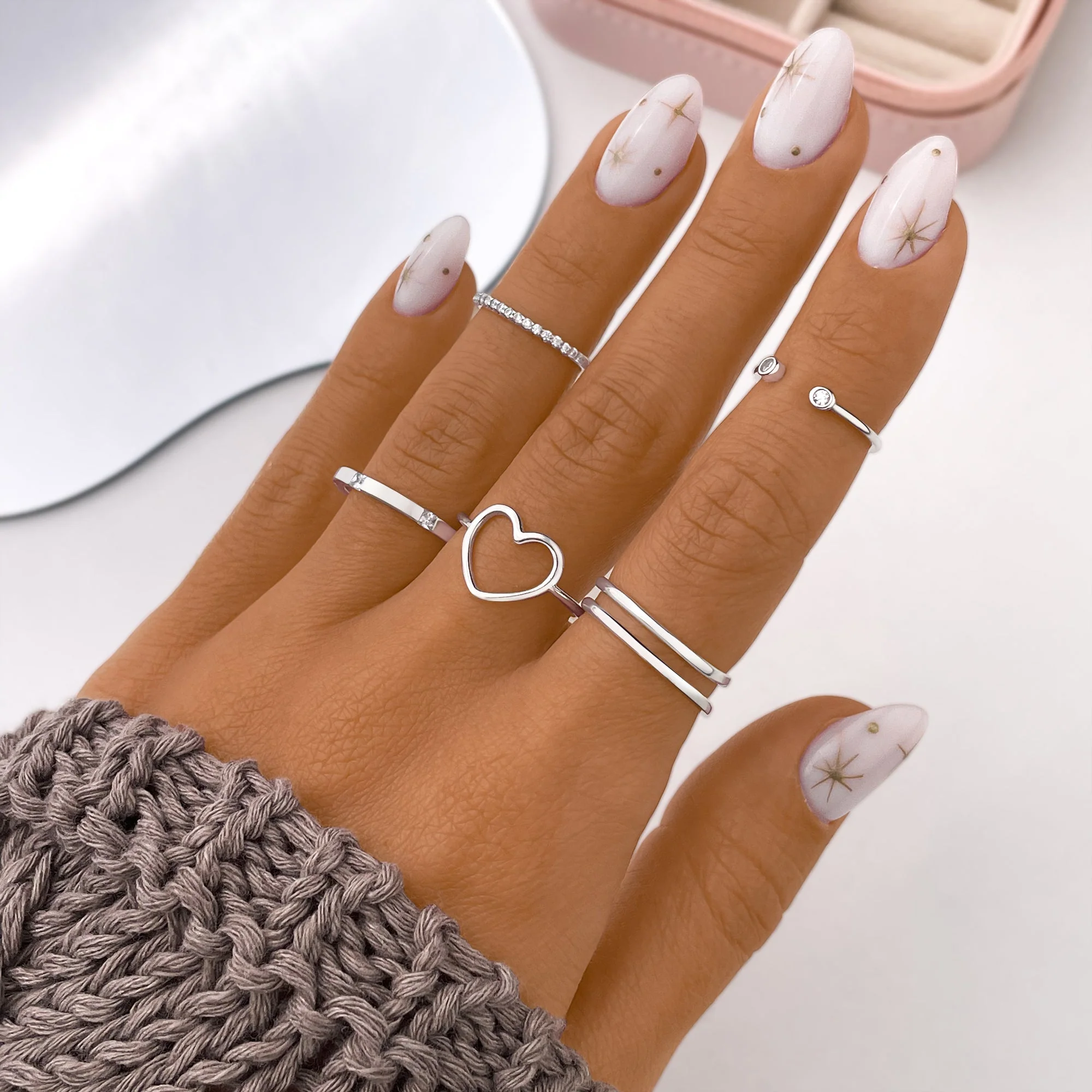 Amaya Open Double Ring - Image 6