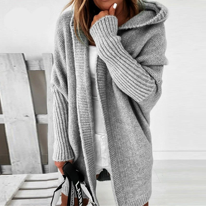 Autumn Women's Hooded Cardigan – Noelia