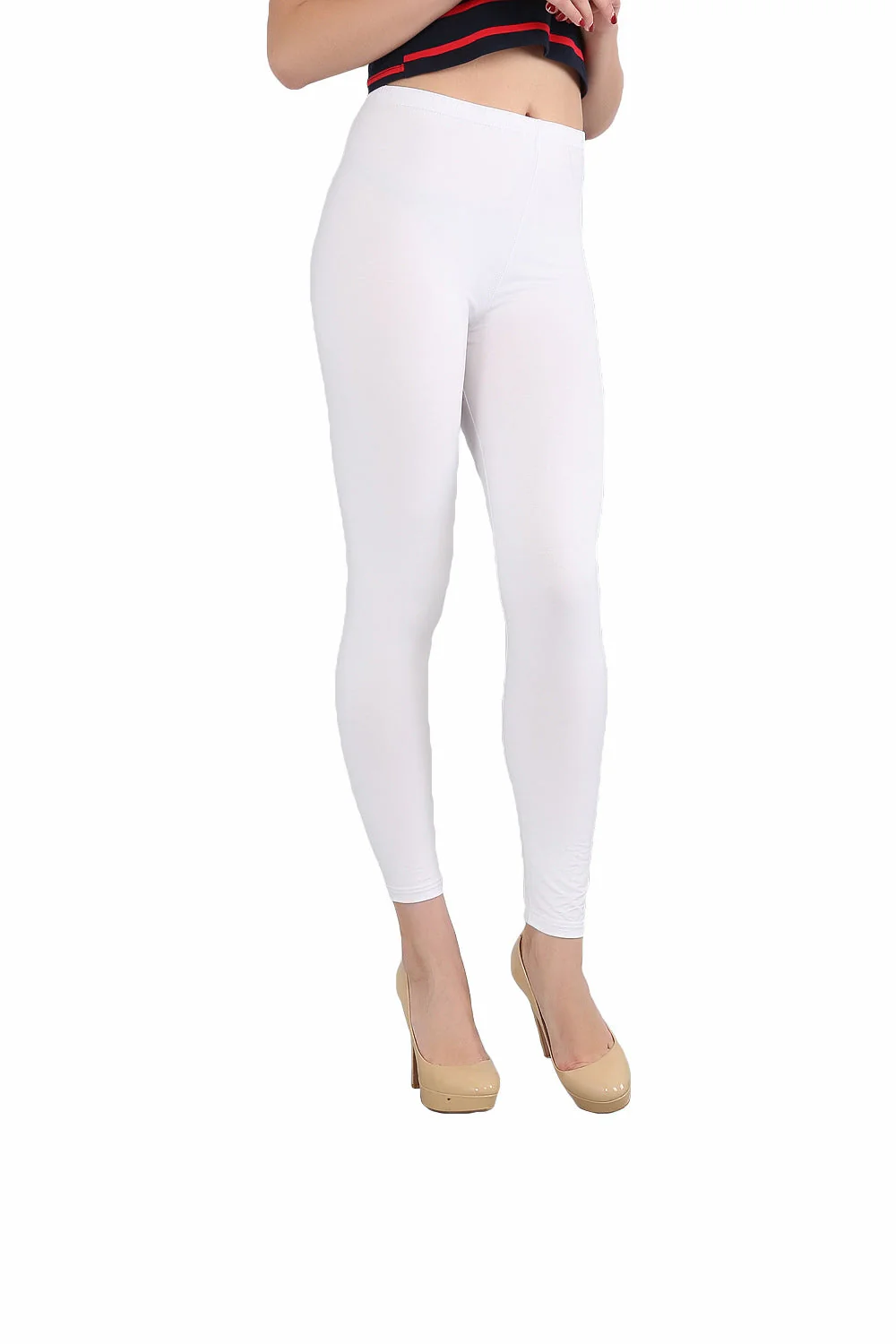 Bamboo Slim Fit Plus-Size Leggings - Image 2