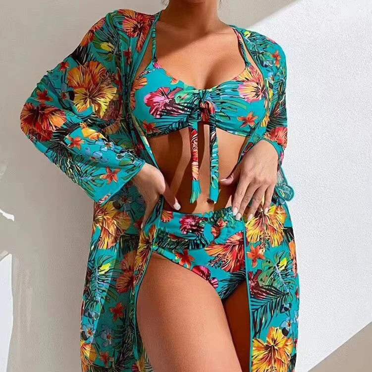 Bikini set with High Waist and Cover-up – Amira - Image 10