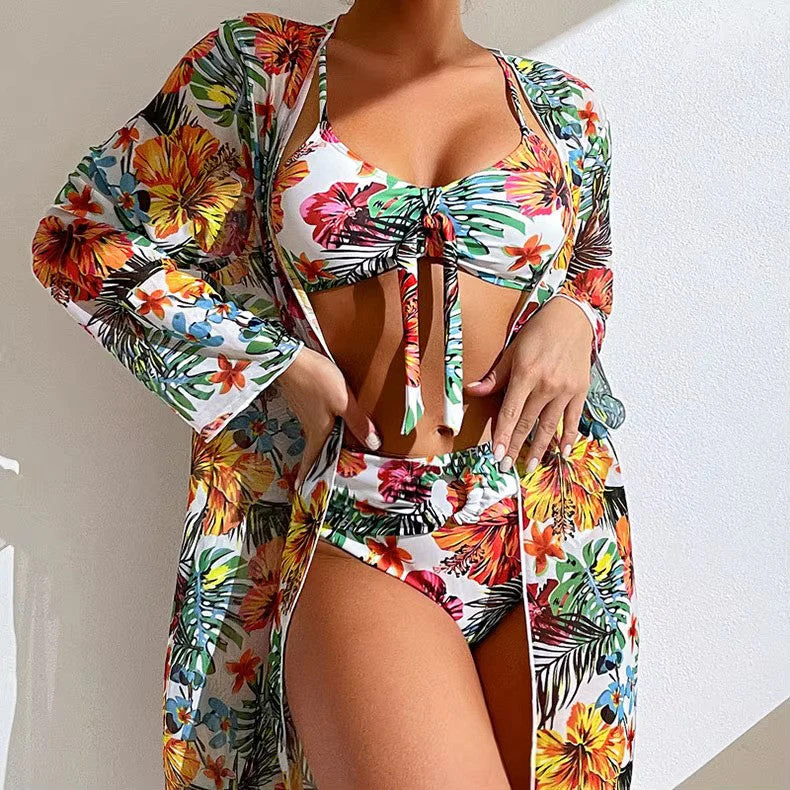 Bikini set with High Waist and Cover-up – Amira - Image 12
