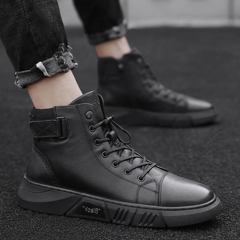 Black Handmade Leather Boots - NoirCraft - Image 2
