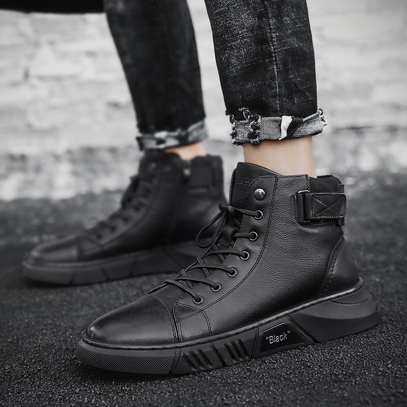 Black Handmade Leather Boots - NoirCraft - Image 3