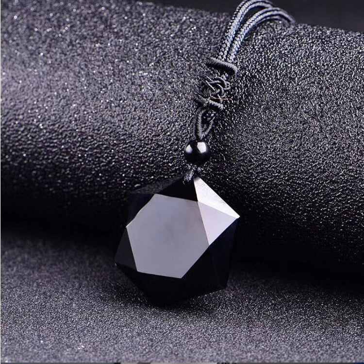 Black Obsidian Healing Pendant Necklace - Image 2