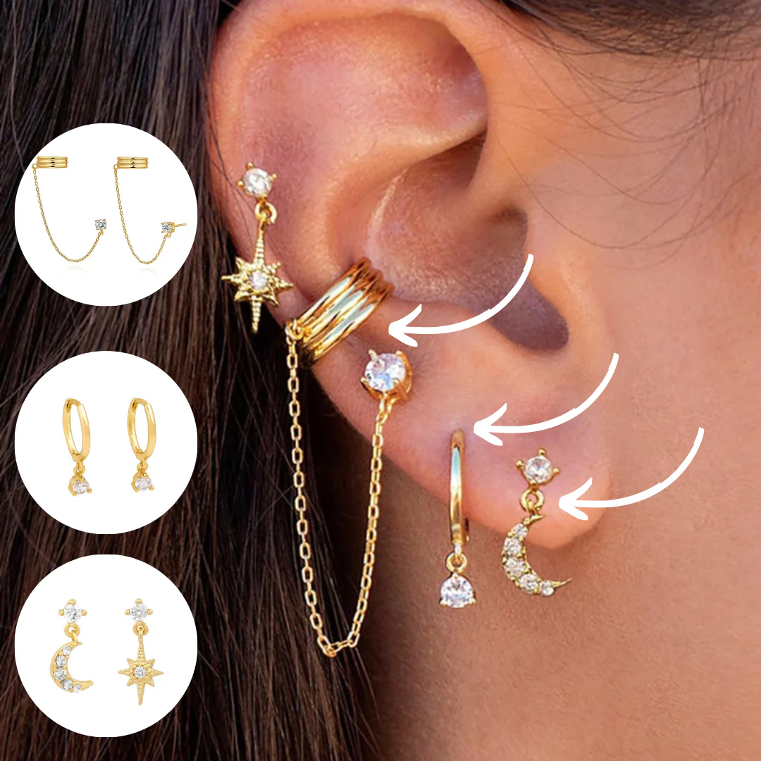 Boho Chic Earrings Set - Amira - Image 7