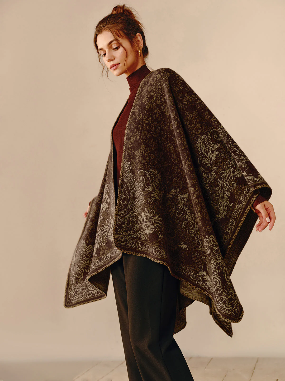 Boho Reversible Poncho - Seraphina