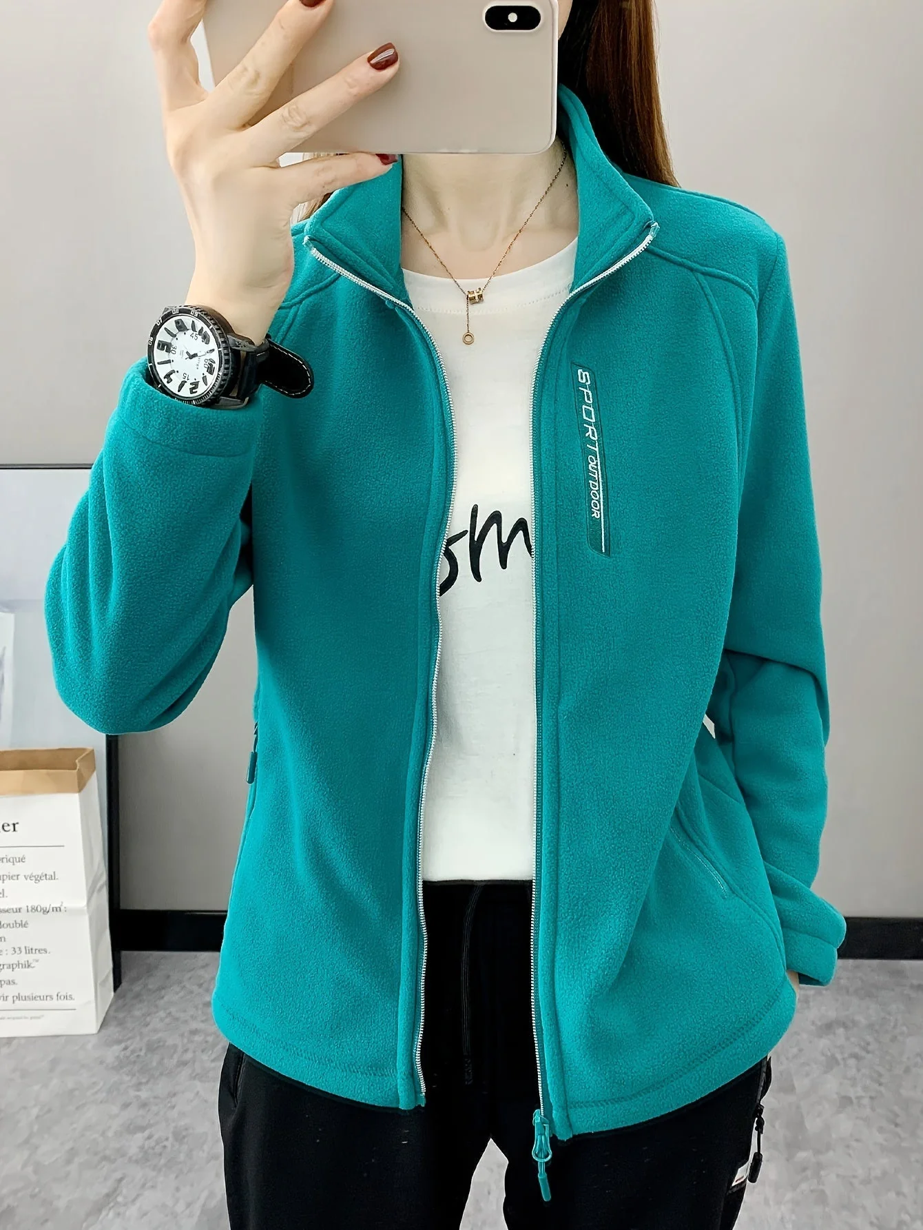Breathable Fleece Jacket - Aurora