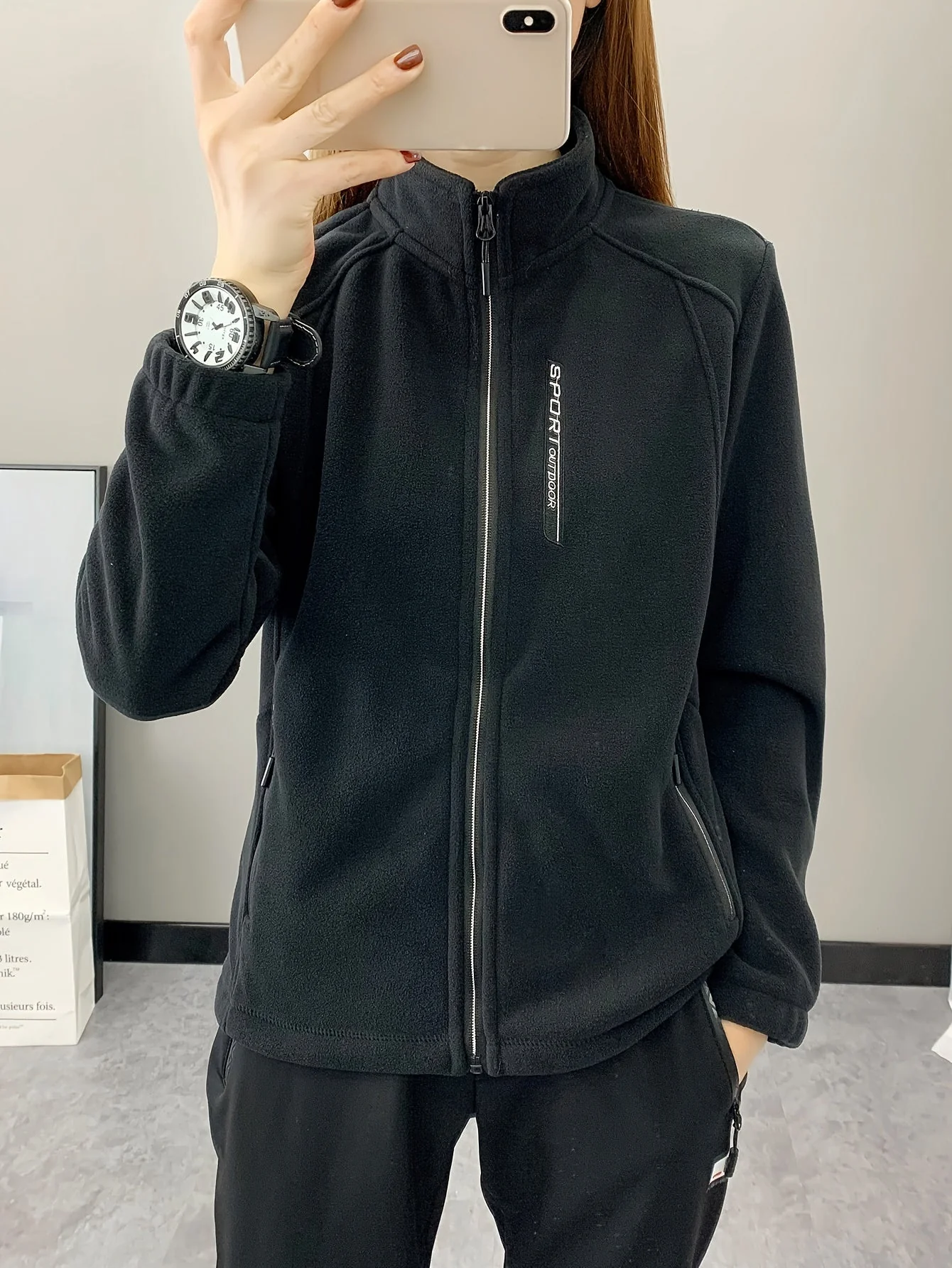 Breathable Fleece Jacket - Aurora - Image 2