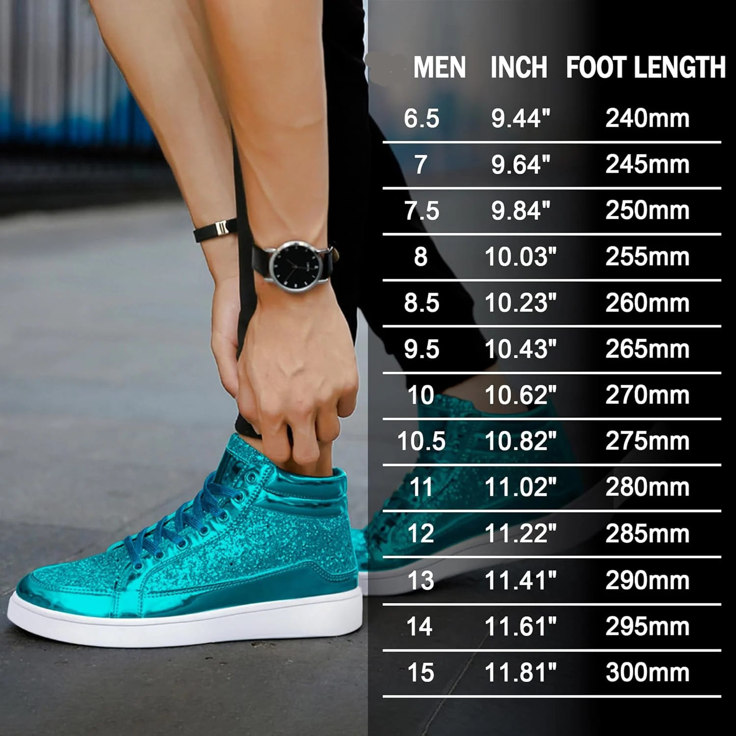 Casual Glitter Sneakers - NeonFlash - Image 6