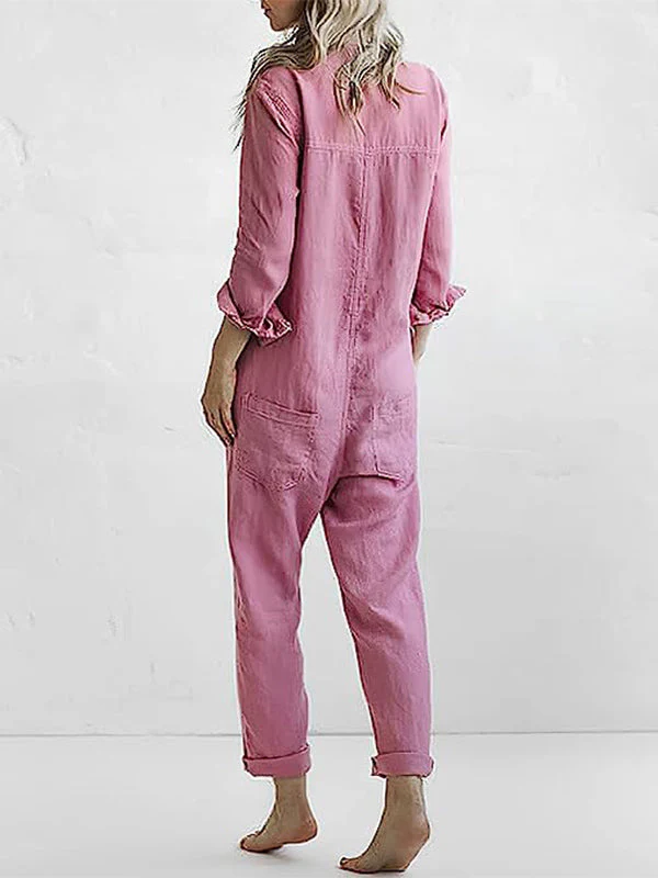 Casual Jumpsuit – Liv | 100% Cotton, With Handy Pockets - Image 7