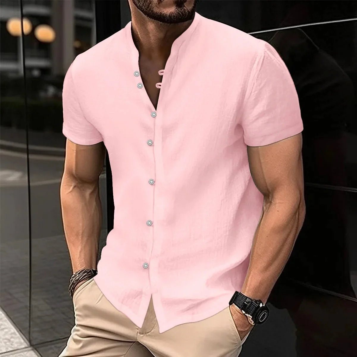 Casual Oversized Spring-Summer Shirt - Image 5
