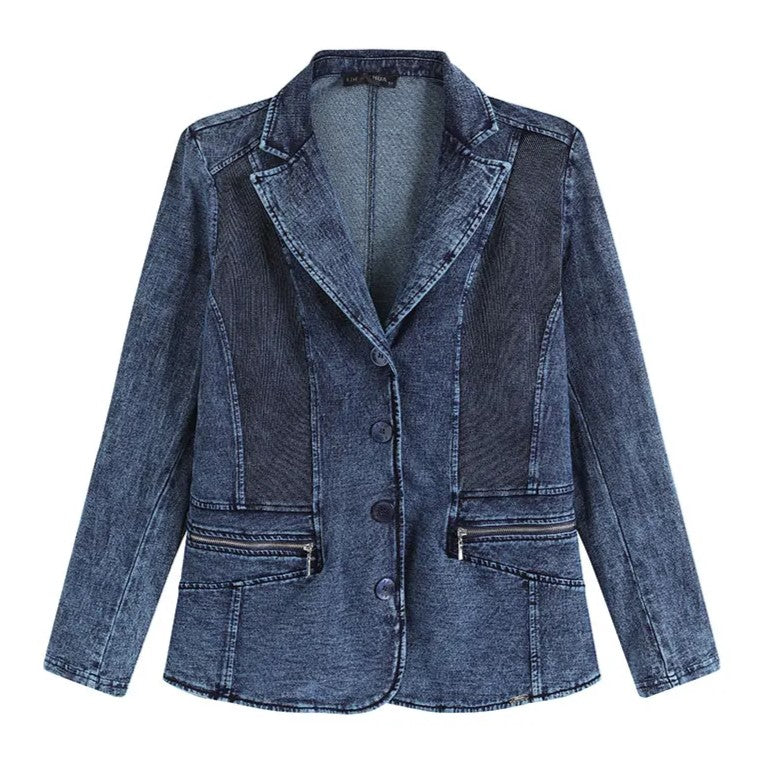 Casual Plus Size Denim Suit | Comfortable & Stylish - Image 2