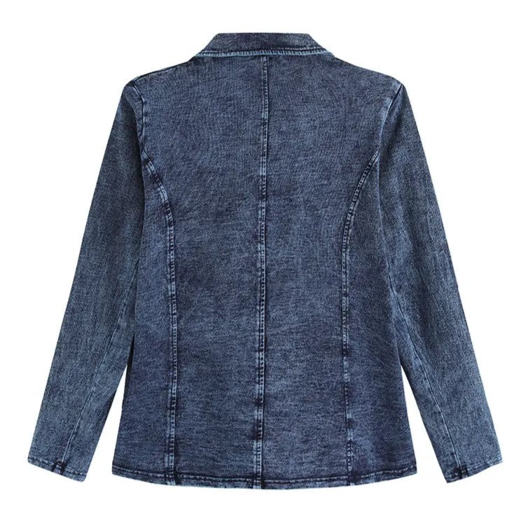 Casual Plus Size Denim Suit | Comfortable & Stylish - Image 3