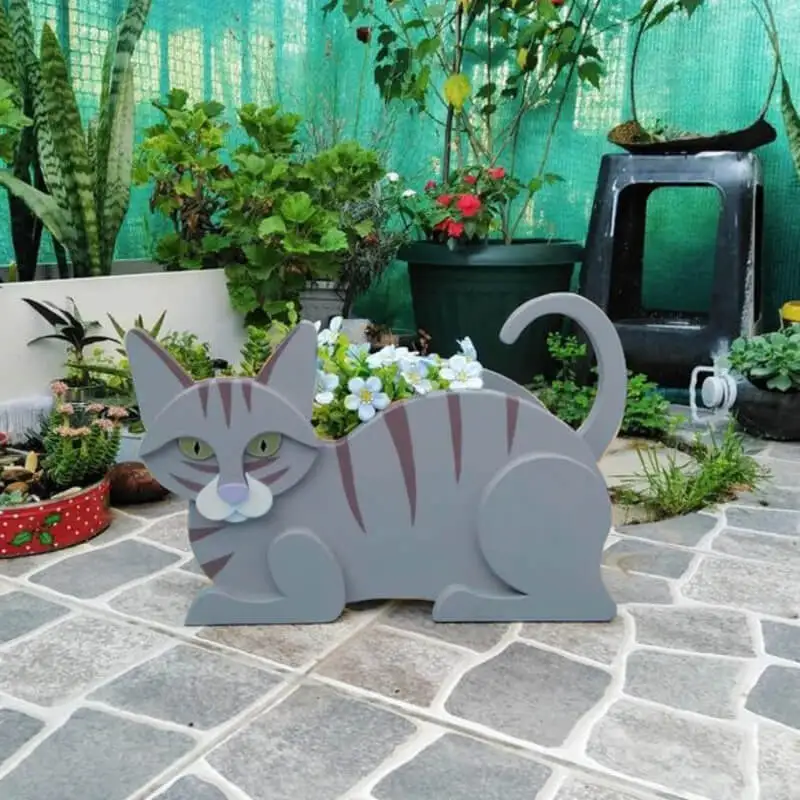 Cat-Shaped DIY Planter - KittyKraft - Image 10