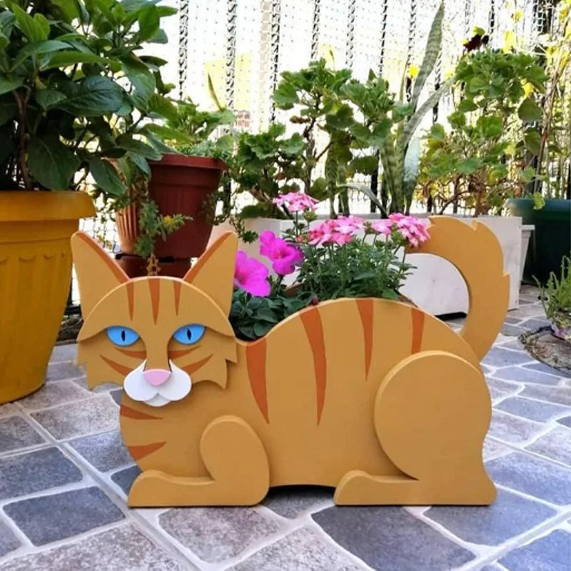 Cat-Shaped DIY Planter - KittyKraft - Image 11