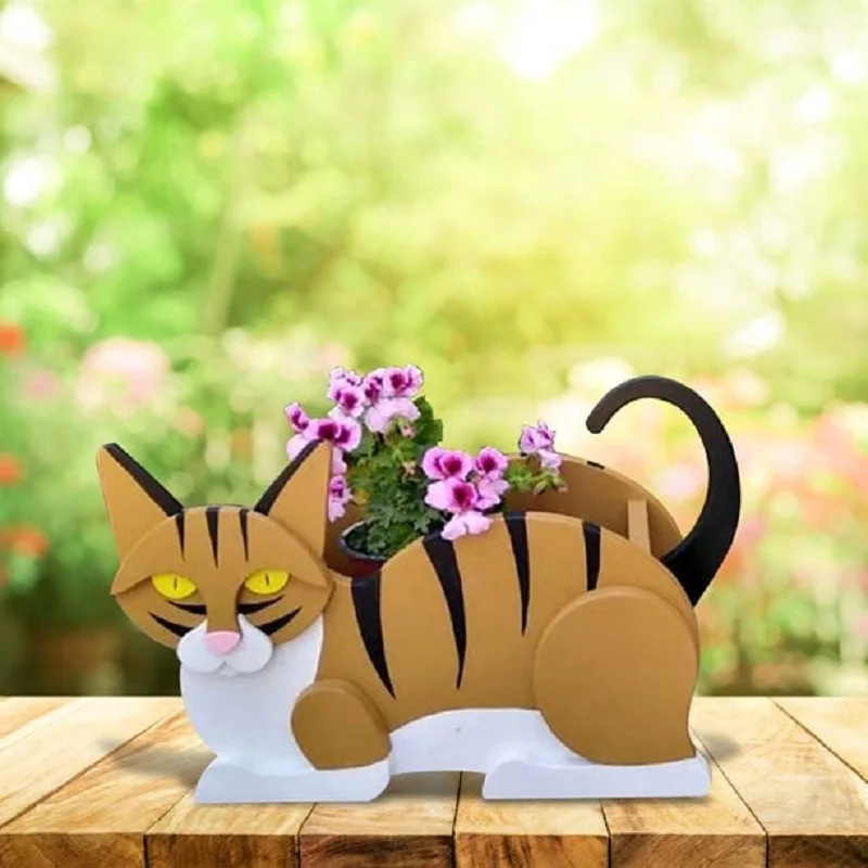 Cat-Shaped DIY Planter - KittyKraft - Image 12