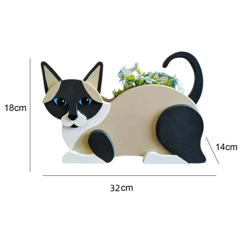 Cat-Shaped DIY Planter - KittyKraft - Image 6