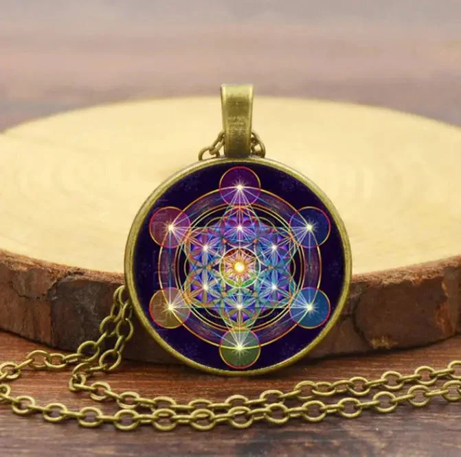 Chakra Pendant with Metatron's Cube - Solantra - Image 5