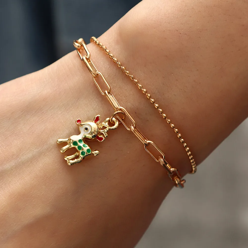 Christmas Charm Bracelet | Festive and Fun Design - Image 3