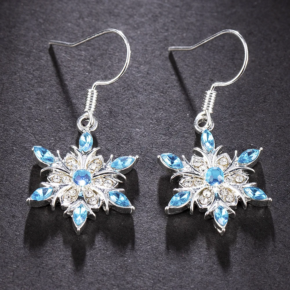 Christmas Snowflake Earrings | Festive Women's Jewellery - Image 4