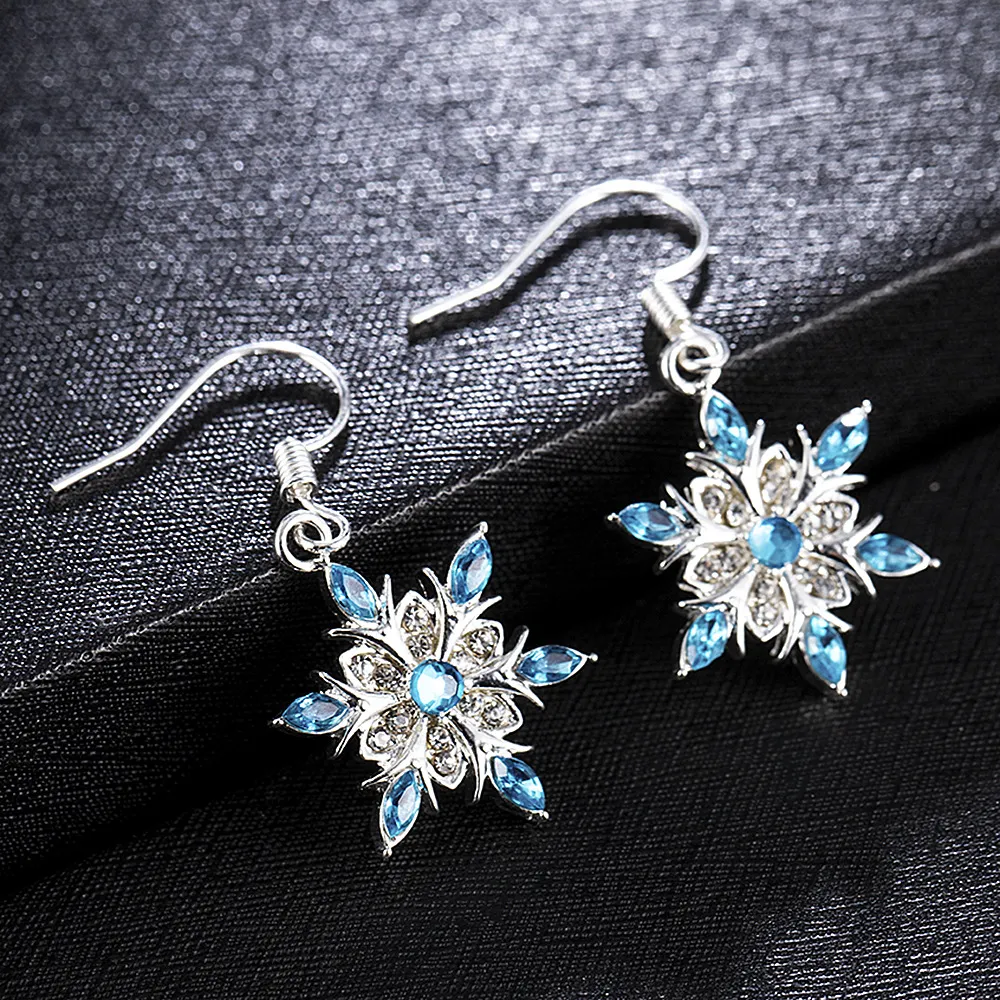 Christmas Snowflake Earrings | Festive Women's Jewellery - Image 5