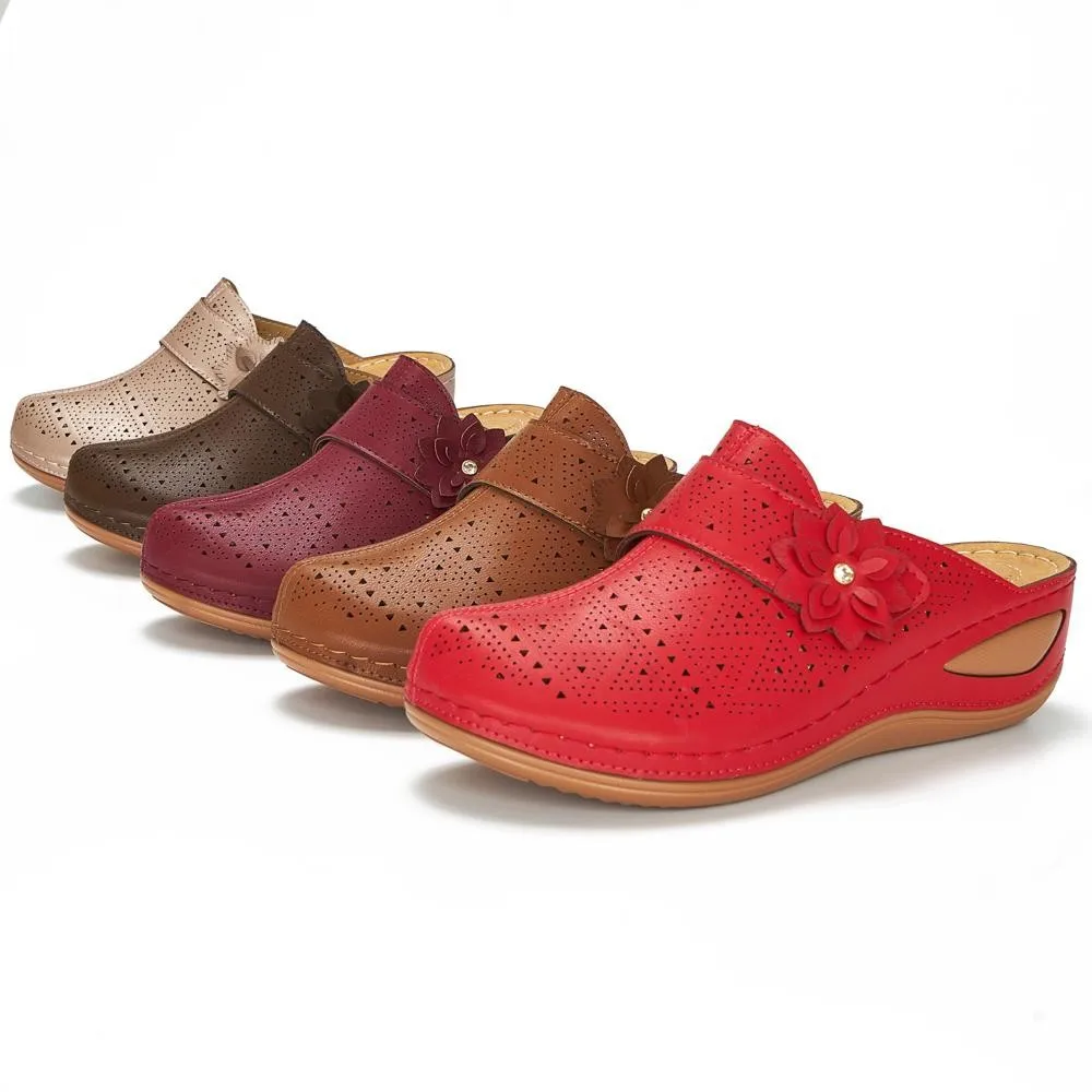 Clara - Orthopaedic Cognac Clogs - Image 9