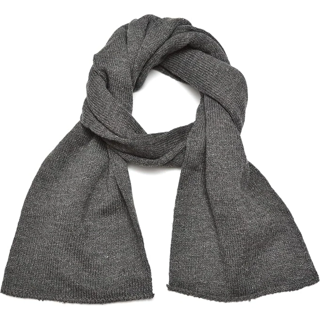 Classic Double Layer Knit Winter Scarf for Men - Xander - Image 13