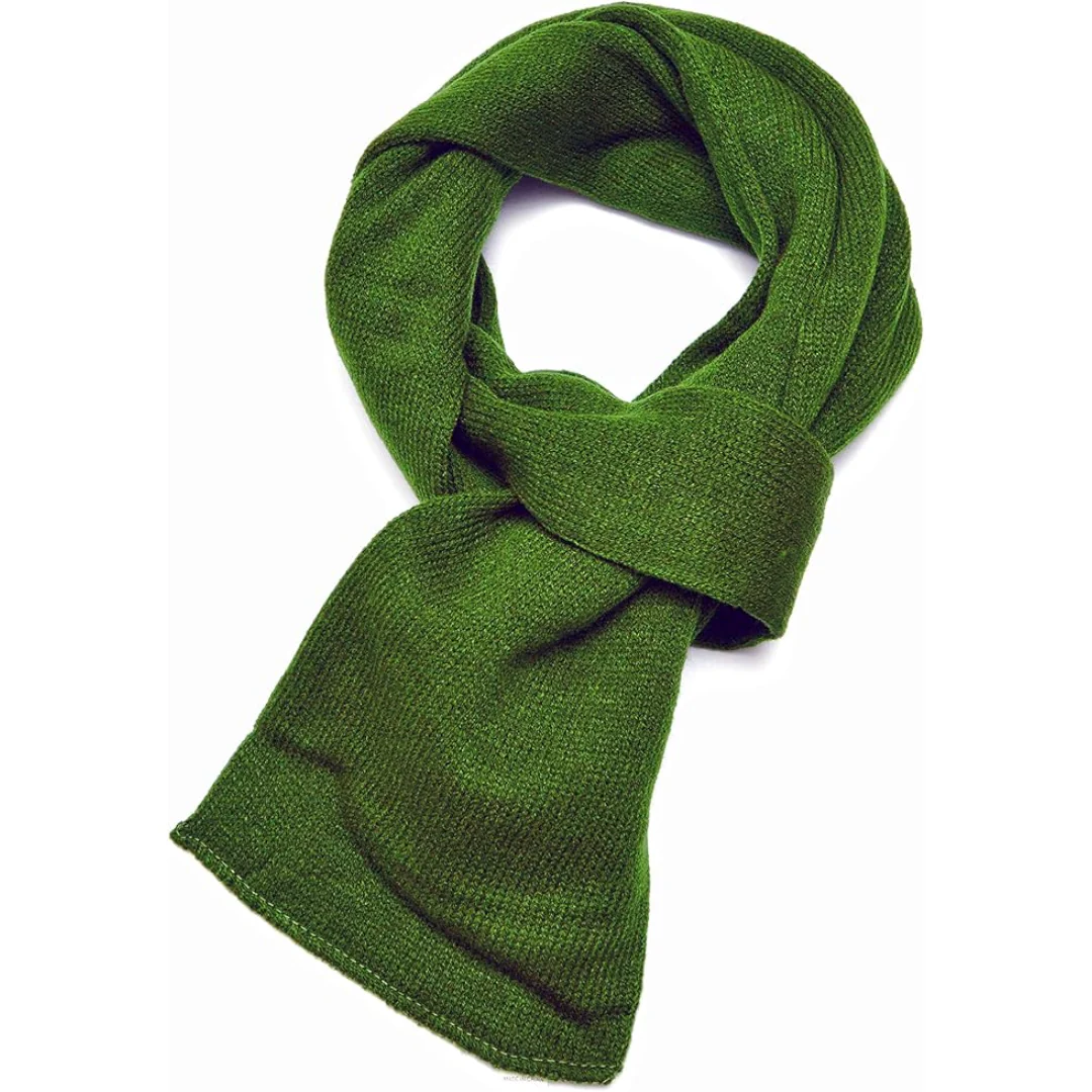 Classic Double Layer Knit Winter Scarf for Men - Xander - Image 15